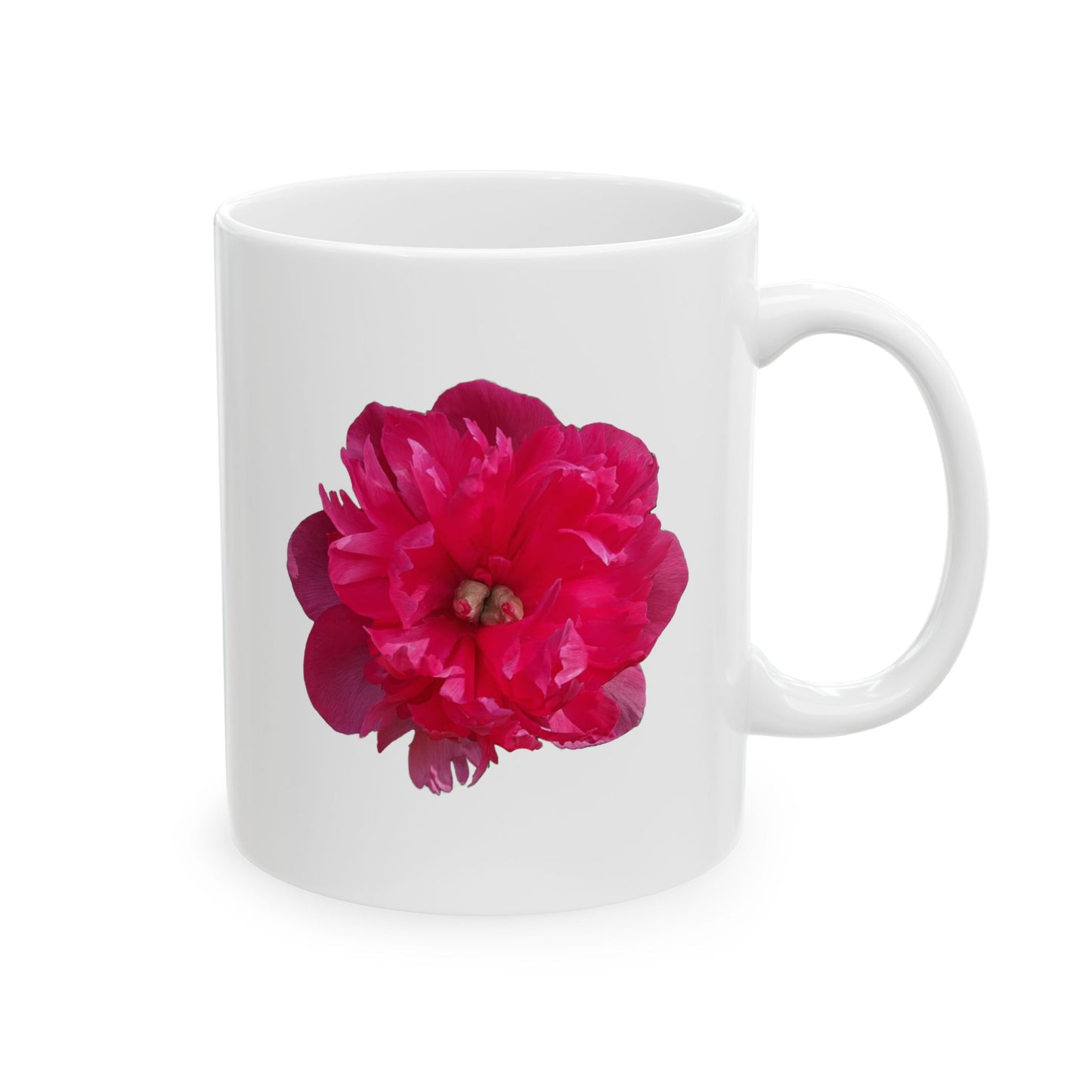 Flower Ceramic Mug - 11oz