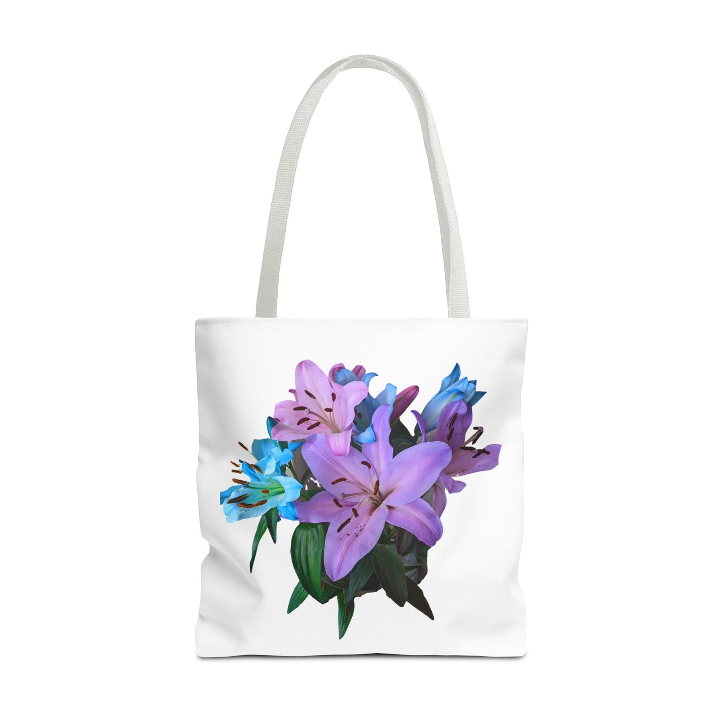 Lily Tote Bag - White Handle