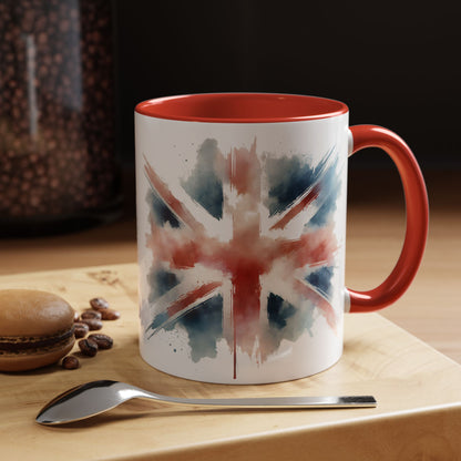 Artistic Union Jack Coffee Mug - 11oz & 15oz | Perfect Gift for Tea Lovers & Patrons of British Culture