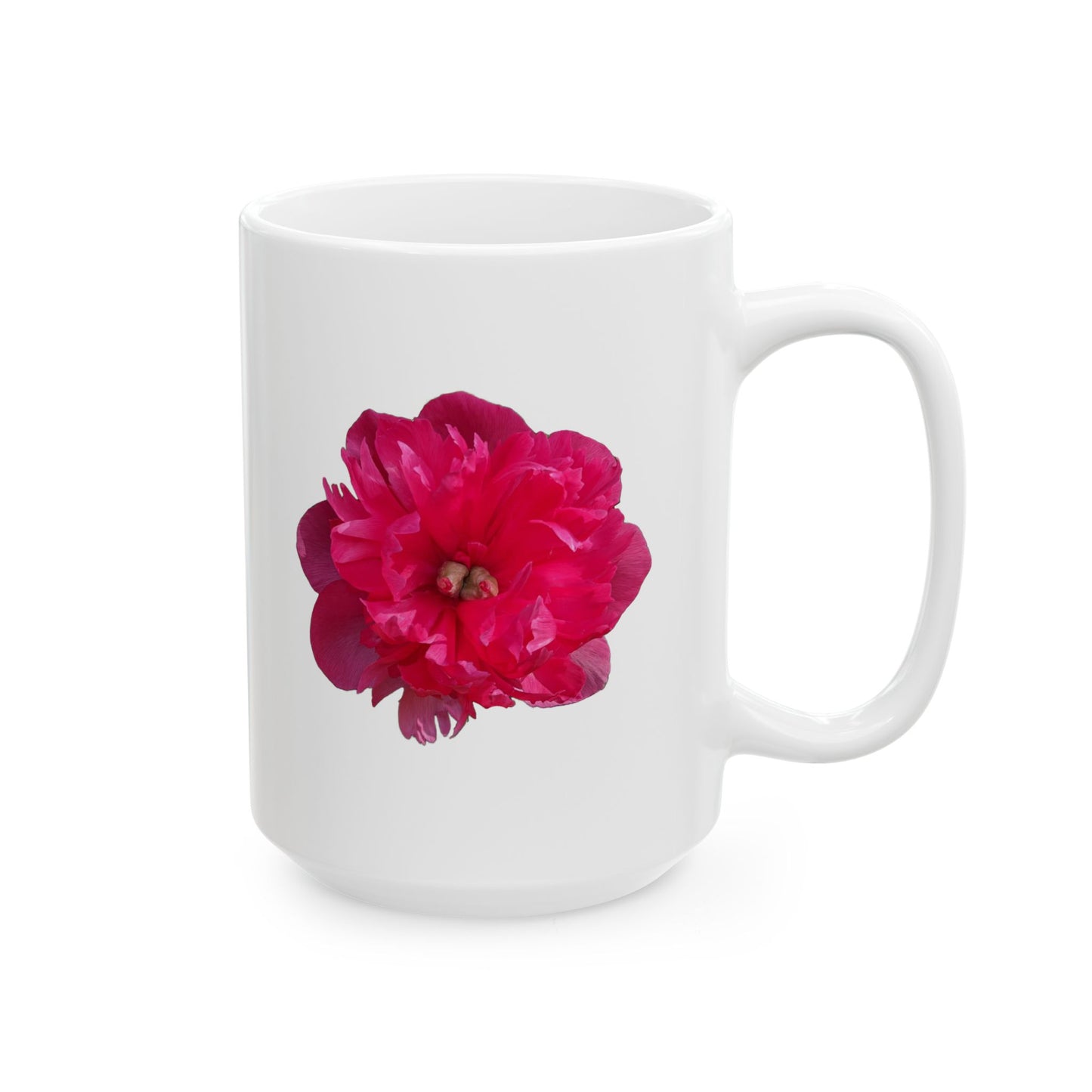 Flower Ceramic Mug - 15oz