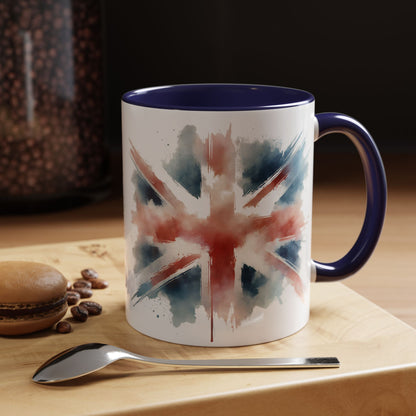 Artistic Union Jack Coffee Mug - 11oz & 15oz | Perfect Gift for Tea Lovers & Patrons of British Culture