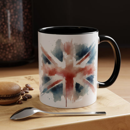 Artistic Union Jack Coffee Mug - 11oz & 15oz | Perfect Gift for Tea Lovers & Patrons of British Culture