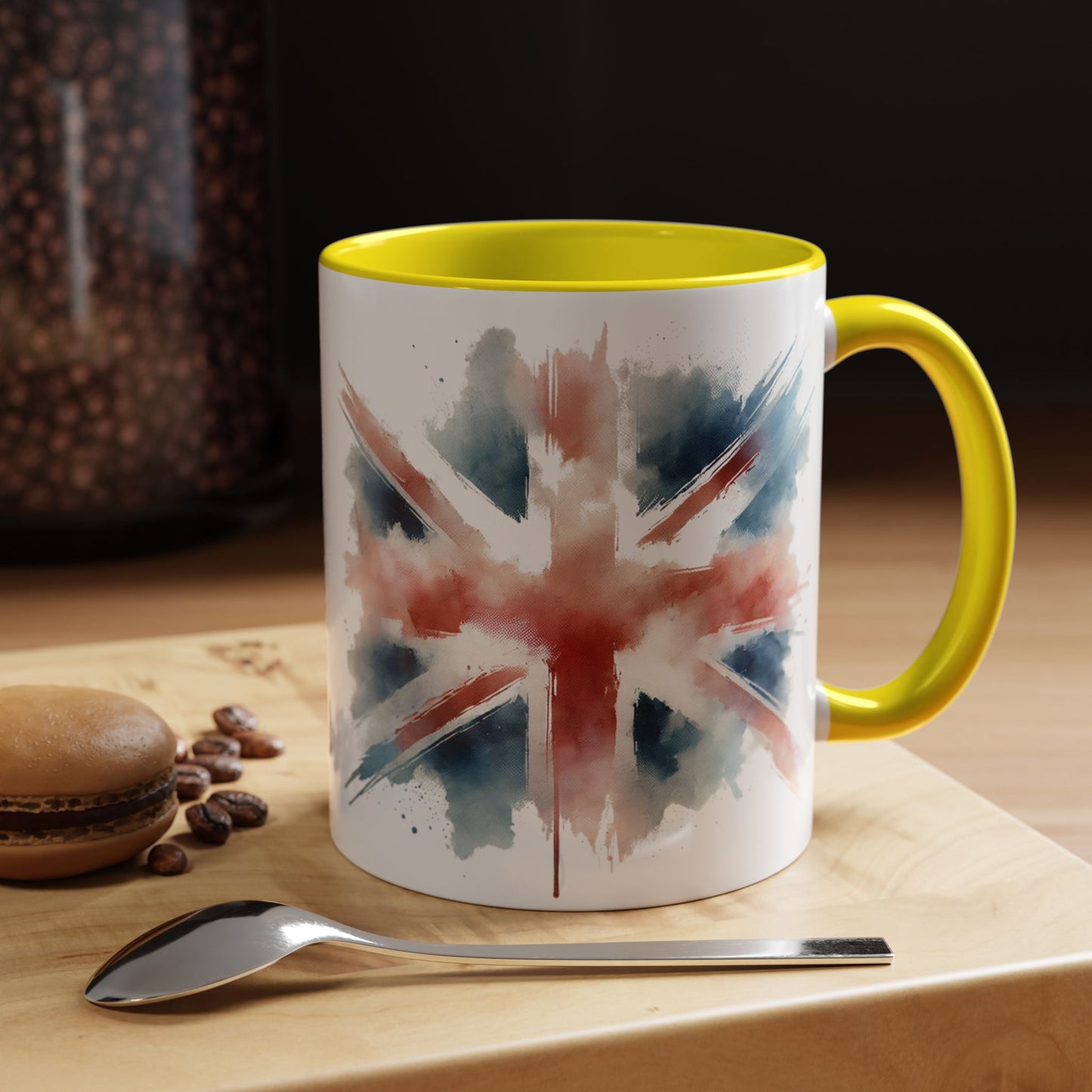 Artistic Union Jack Coffee Mug - 11oz & 15oz | Perfect Gift for Tea Lovers & Patrons of British Culture