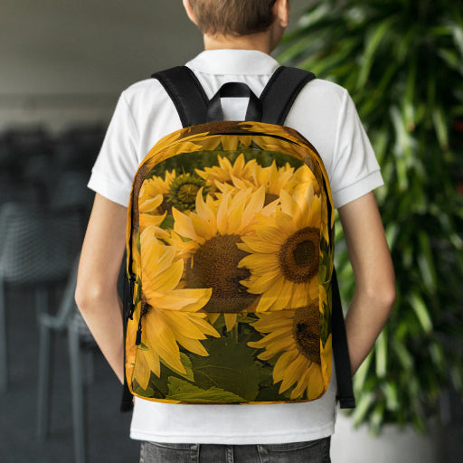 Sunflowers Backpack - Front