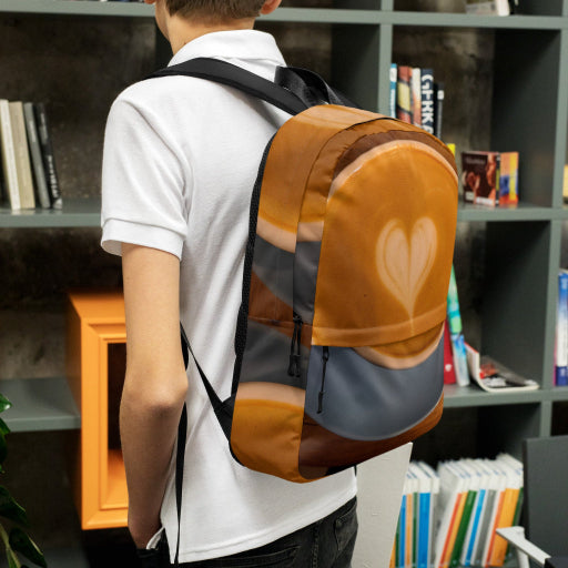 My Love of Coffee Backpack - Side