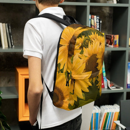 Sunflowers Backpack - Side