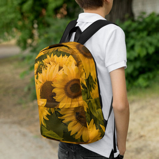 Sunflowers Backpack - Side