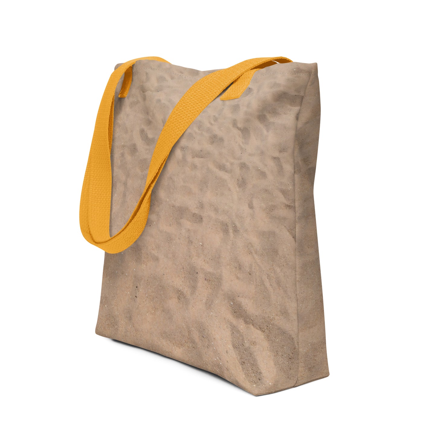 Sandy Tote Bag - Yellow Handle